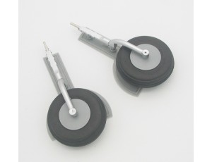 FMS 1.0M P-39  Hells Bells Camo Main Landing Gear Set